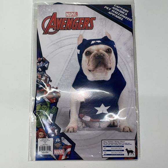 🐾Marvel Avengers Captain America dog pet Apparel New - Picture 7 of 8